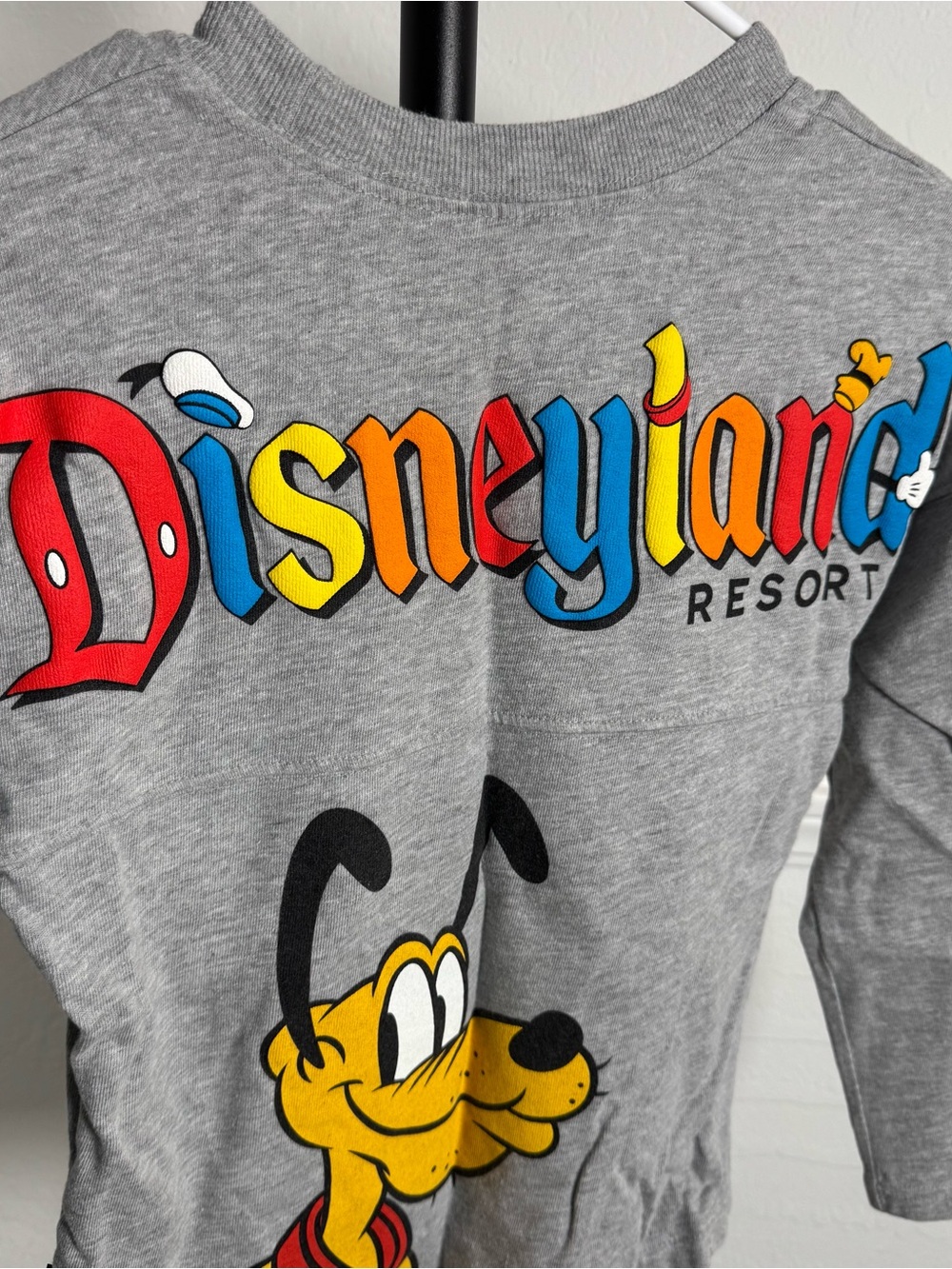 Kids Disneyland Disney Mickey Pluto Spirit Jersey gray small 5/6 - Picture 4 of 5